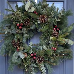 Noble mix spruce Christmas Wreath